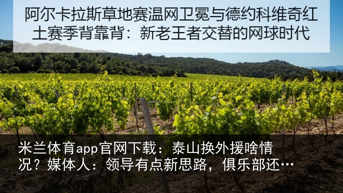 米兰体育app官网下载：泰山换外援啥情况？媒体人：领导相关情况